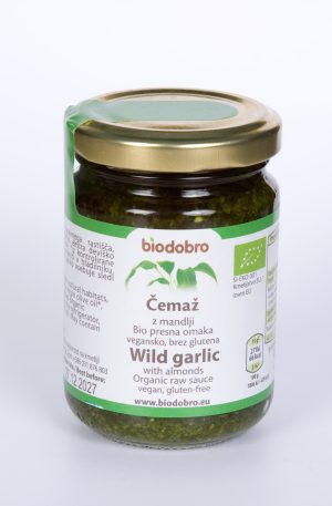 Čemaževa bio presna omaka z mandlji (130 g)
